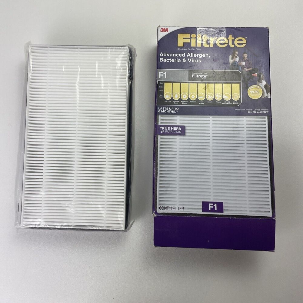 Filtrete F1 Advanced Allergen HEPA Room Air Purifier Filter